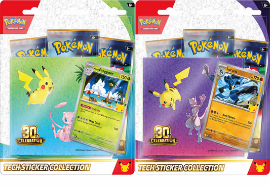 [Pre-Order] Pokémon 30th Anniversary: Tech Sticker Collection