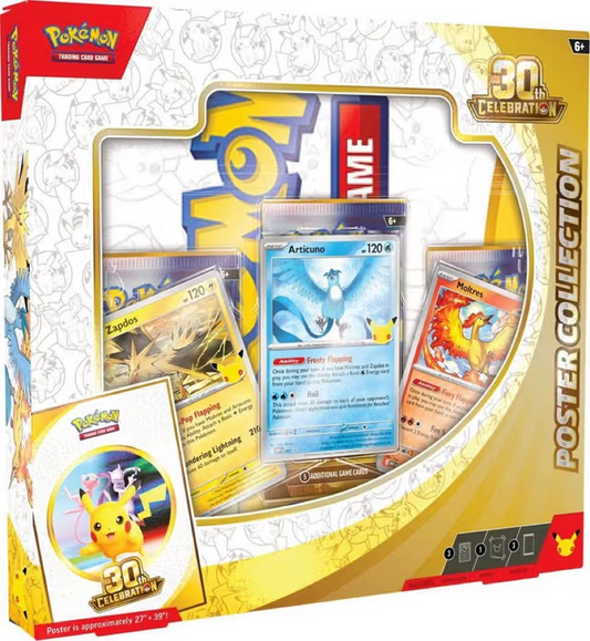 [Pre-Order] Pokémon 30th Anniversary: Poster Collection