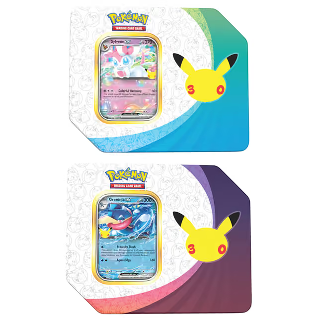 [Pre-Order] Pokémon 30th Anniversary: Ex Tin 5107 Assorted