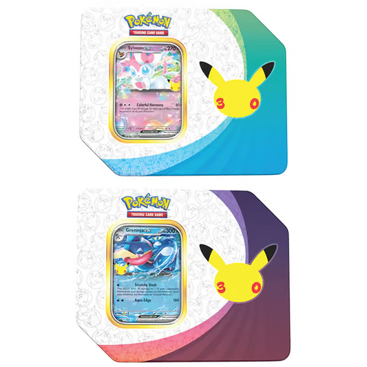 [Pre-Order] Pokémon 30th Anniversary: Ex Tin 5107 Assorted