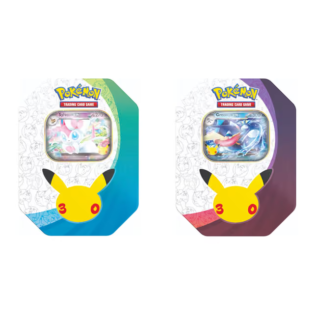 [Pre-Order] Pokémon 30th Anniversary: Ex Tin 4107 Assorted