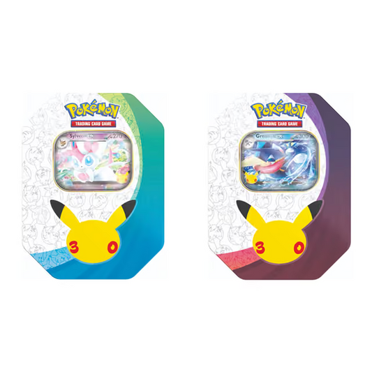 [Pre-Order] Pokémon 30th Anniversary: Ex Tin 4107 Assorted