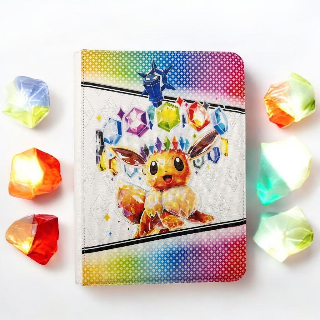 Prismatic Evolutions Printed 9-Pocket Zipper Card Binder by 1UP | TCG Album | Limited Edition